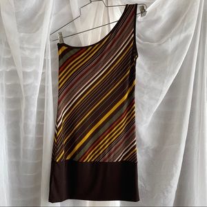 Retro Asymmetrical Wet Seal Top/Mini-Dress, Medium